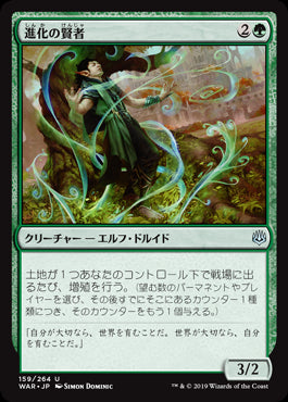【Foil】(WAR-UG)Evolution Sage/進化の賢者【日本語】